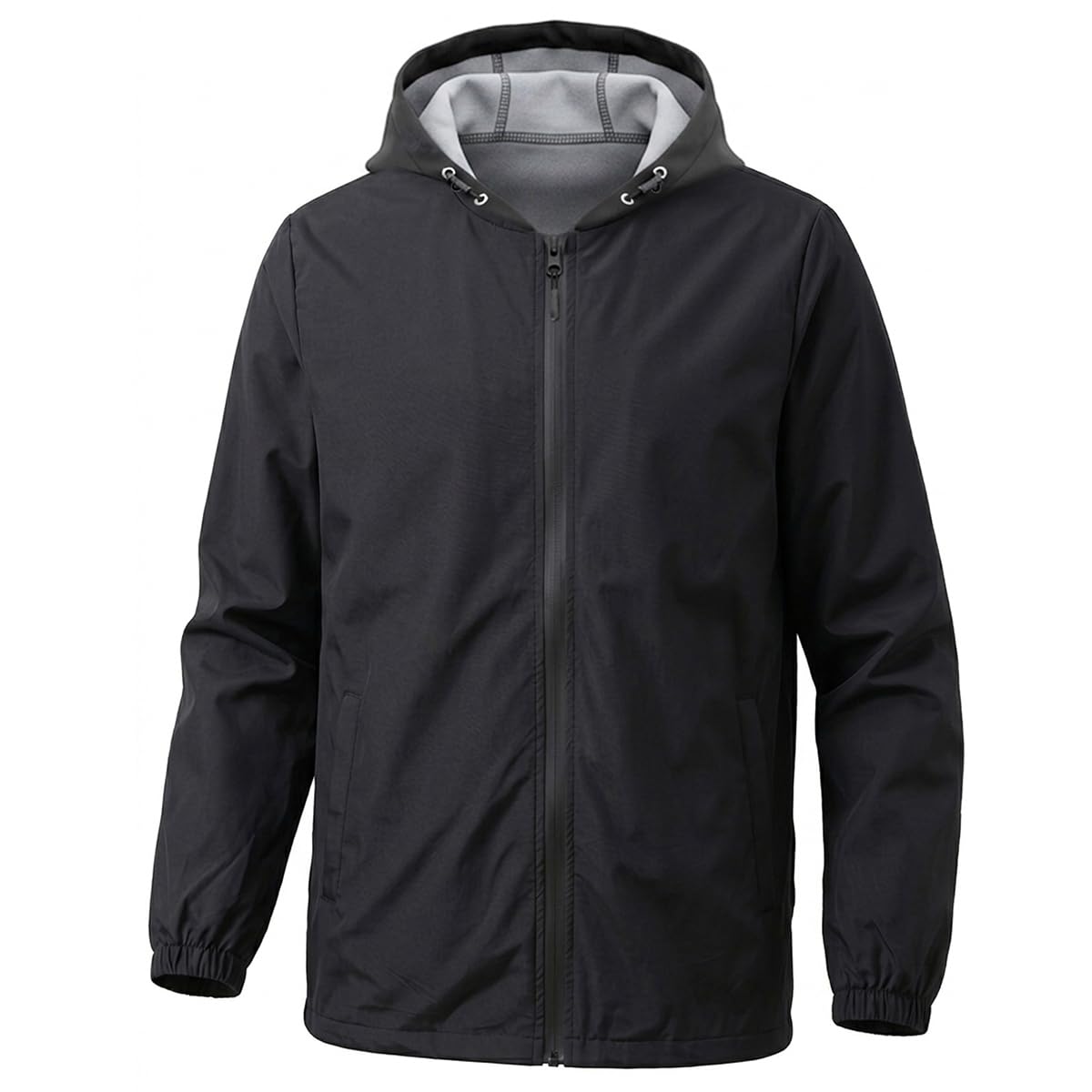 Lightweight Hooded Rain Jacket Windbreaker for Hiking