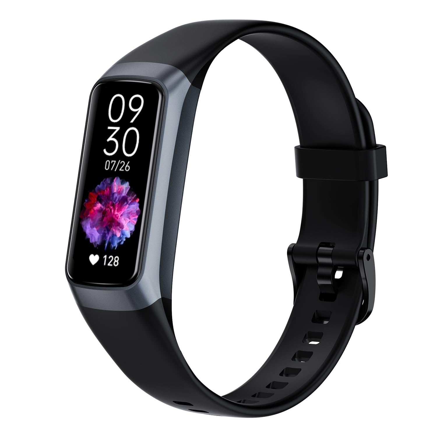 Fitness Tracker with 24/7 Heart Rate and 1.1-inch AMOLED Screen